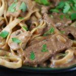 Boeuf Stroganoff sans vin