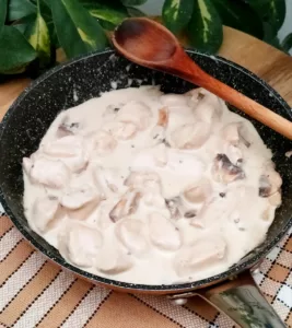 Poulet sauce Maroilles recette