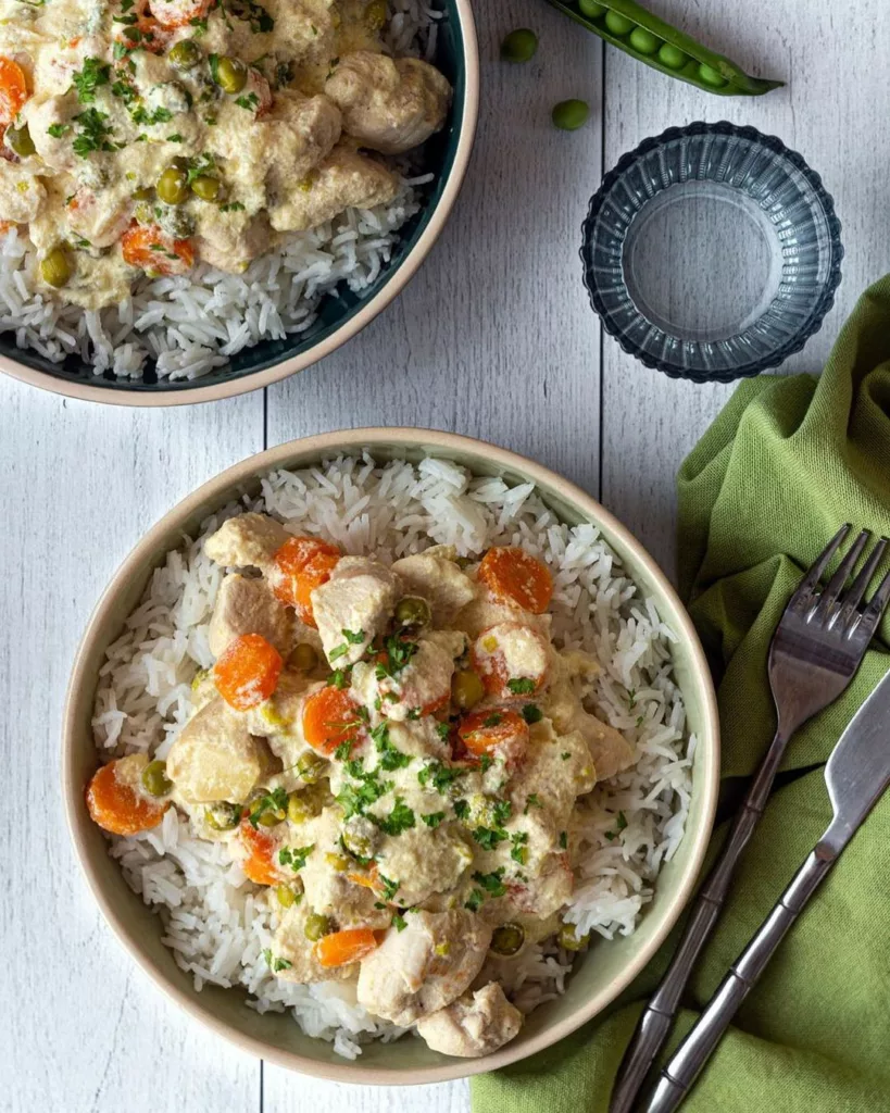 blanquette de poulet sans vin blanc recette