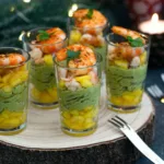 verrine crevette mangue avocat recette facile