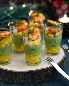 verrine crevette mangue avocat recette facile