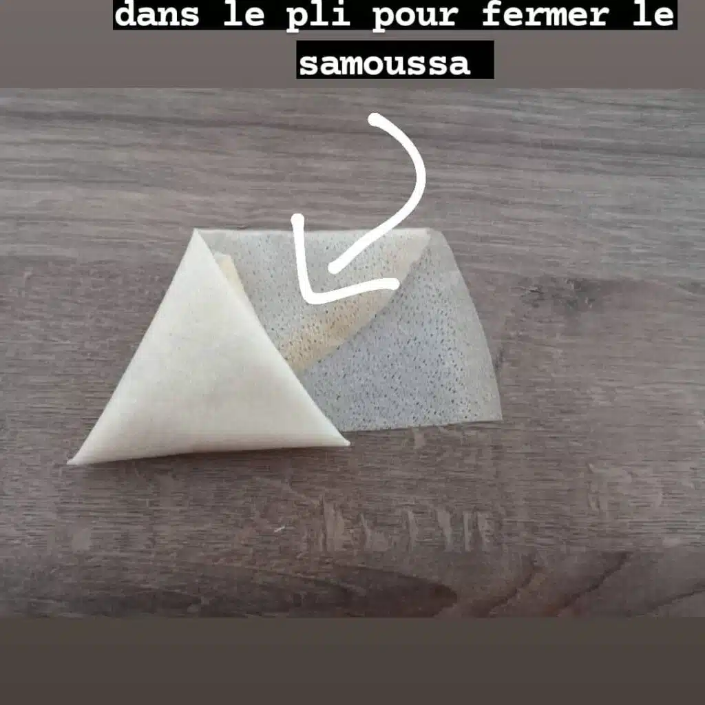 comment plier une feuille de brick pour samoussas