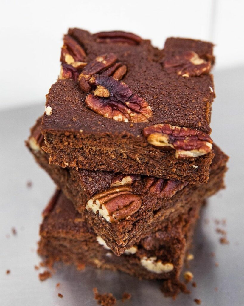 brownie noix de pécan sans farine sans gluten