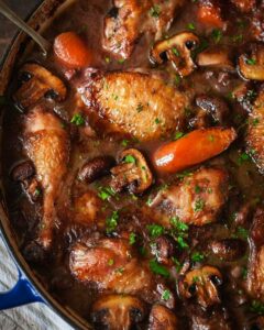 coq au vin sans alcool sans vin recette