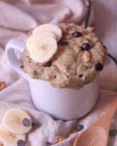 mug cake à la banane recette