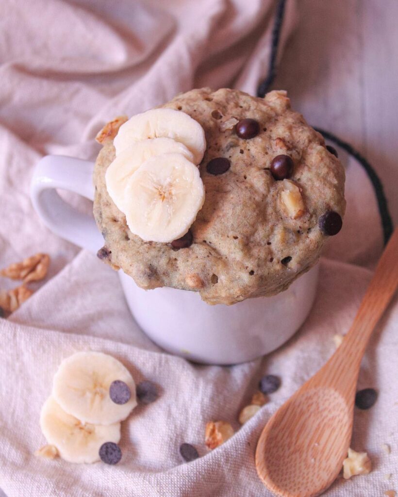 mug cake banane facile