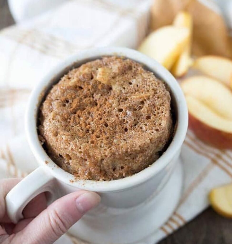 mug cake compote de pommes recette