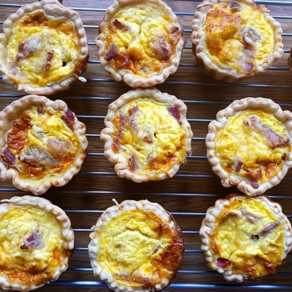 Mini quiches apéritif recette