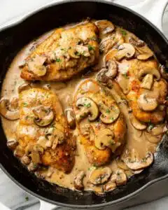 Poulet au Marsala facile recette facile et rapide