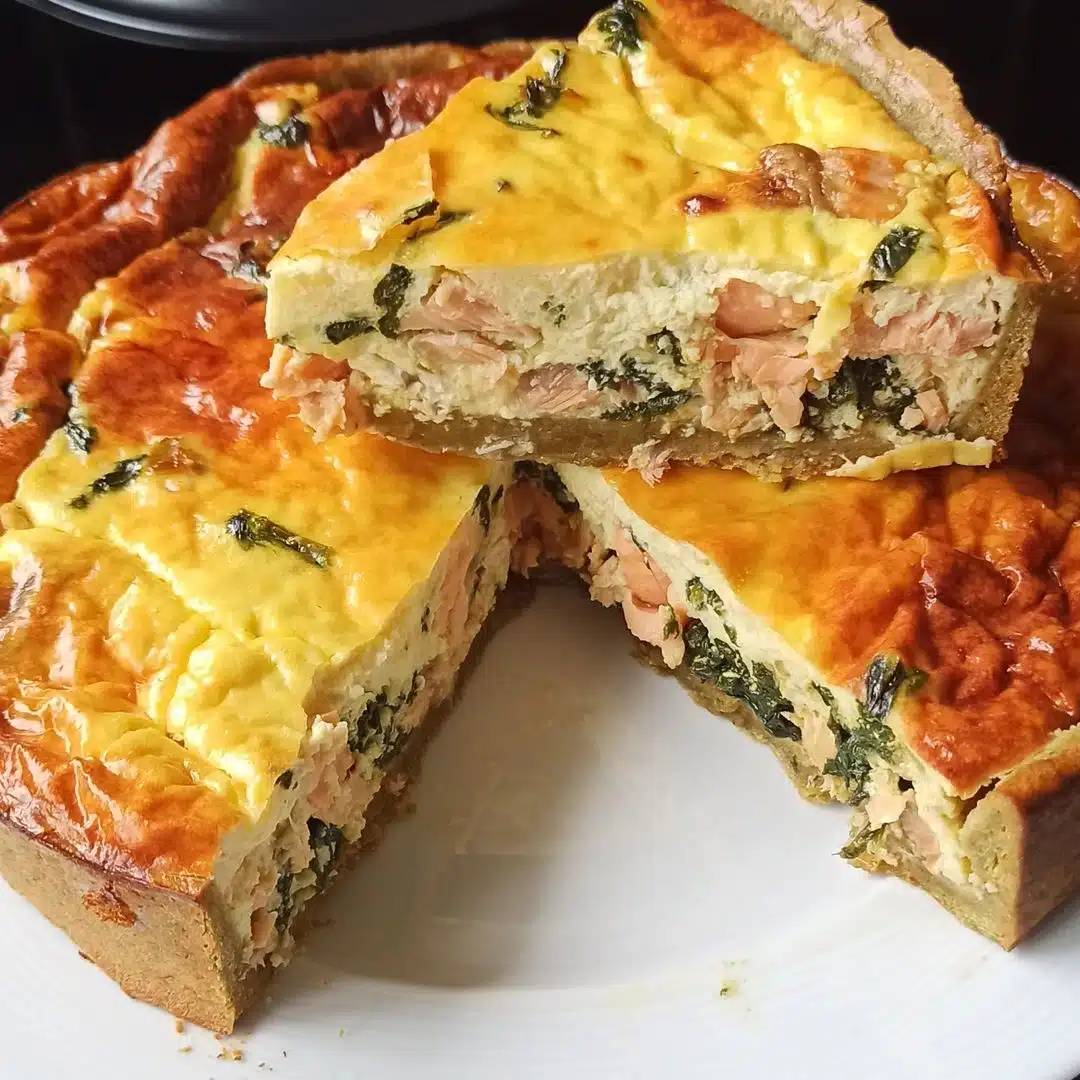 quiche saumon épinards recette facile