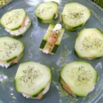 Mini sandwich au concombre, saumon et fromage frais recette