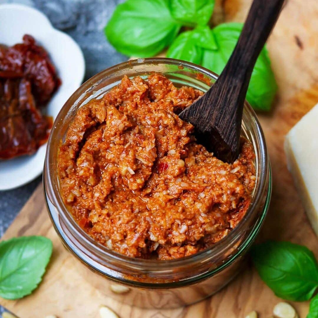 Sauce Pesto Rouge recette