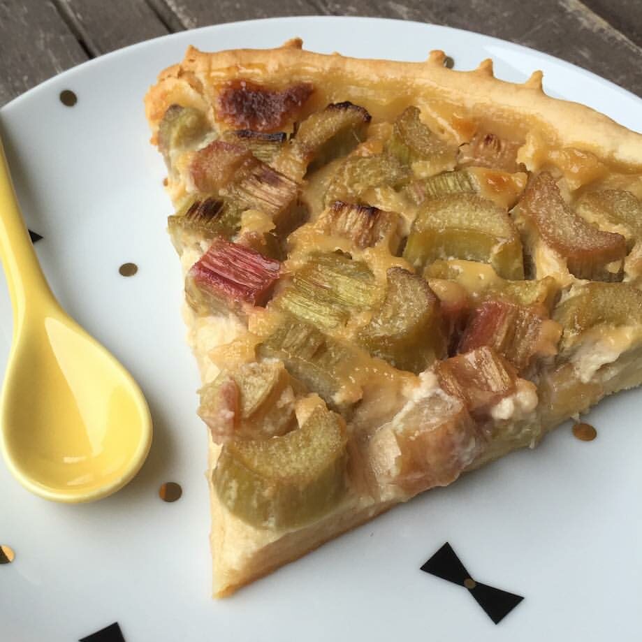 Tarte rhubarbe facile recette