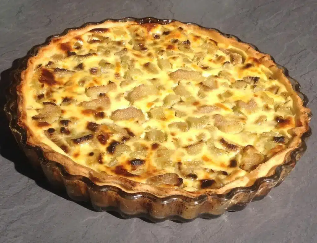 recette tarte rhubarbe facile