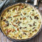 recette quiche aux champignons végétarien