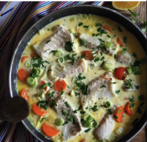 blanquette de cabillaud safranée recette