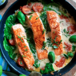 recette de saumon à la florentine