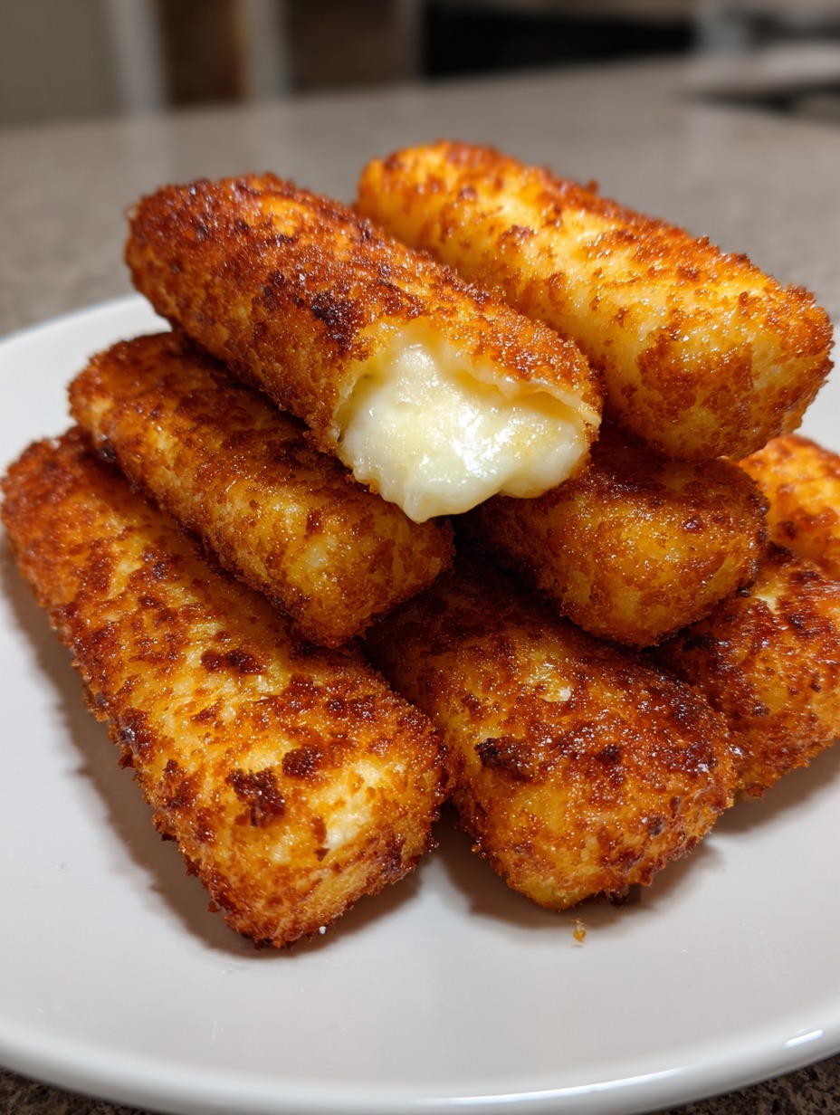 Bâtonnets de fromage cottage à la friteuse à air recette facile