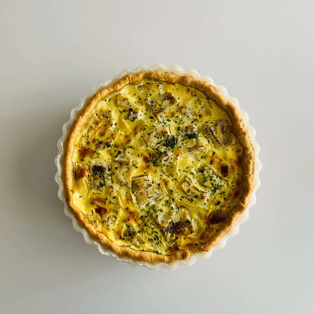 Quiche au colin et pommes de terre à la persillade recette facile