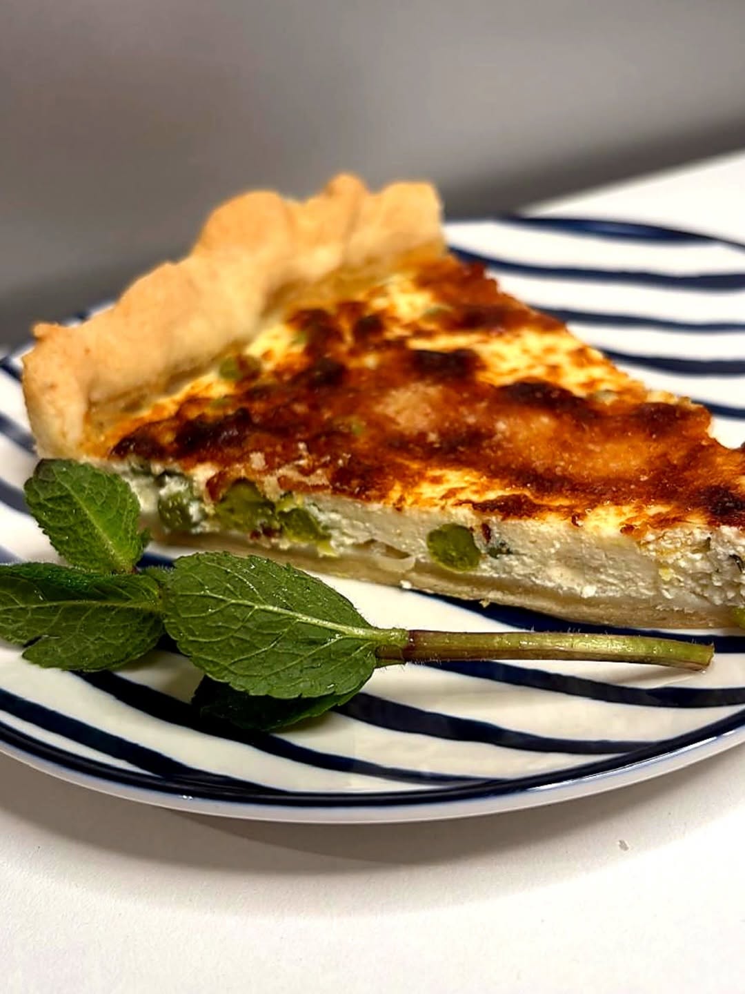 Tarte ricotta aux petits pois recette facile