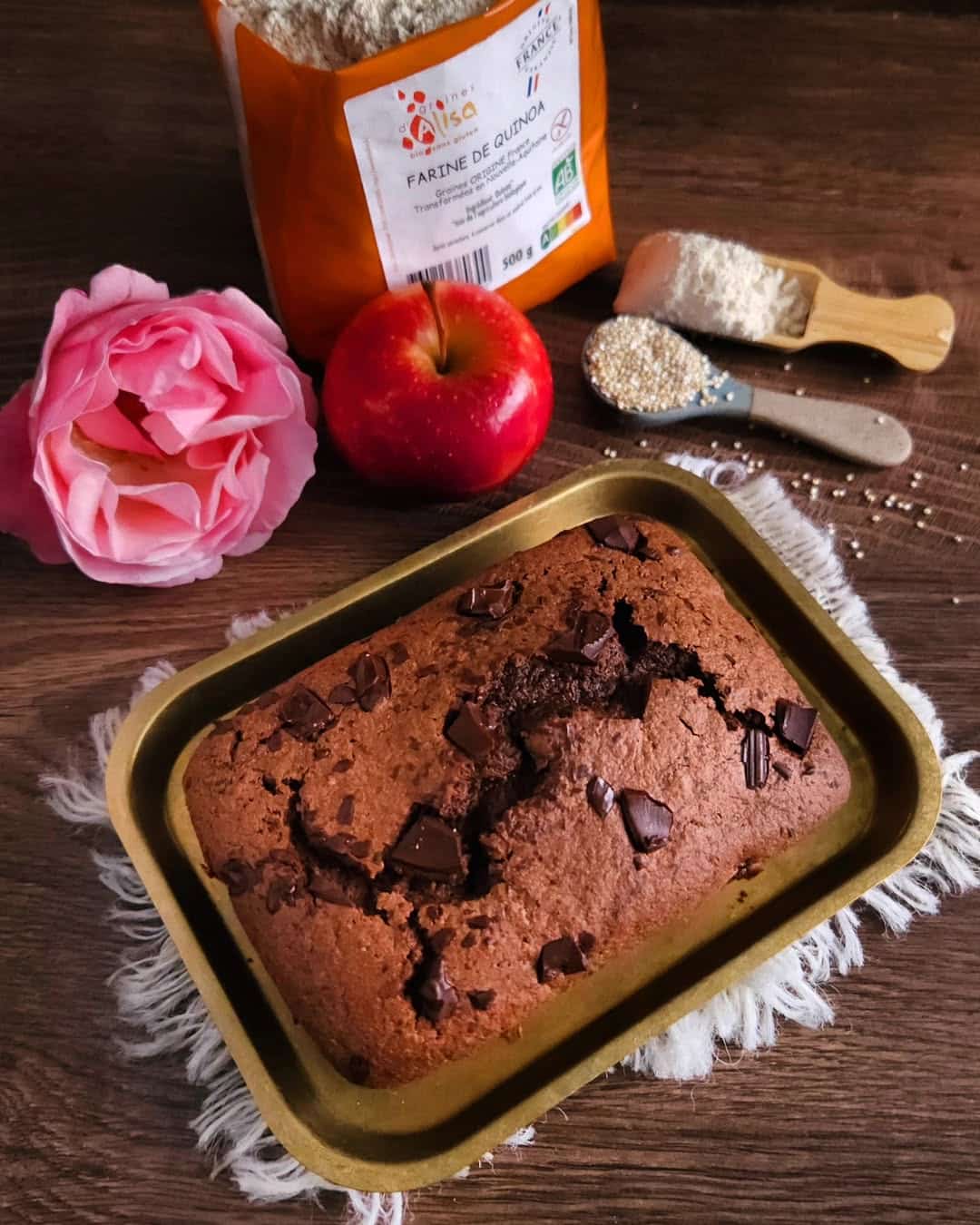 Fondant au chocolat et quinoa sans gluten - étapes de préparation