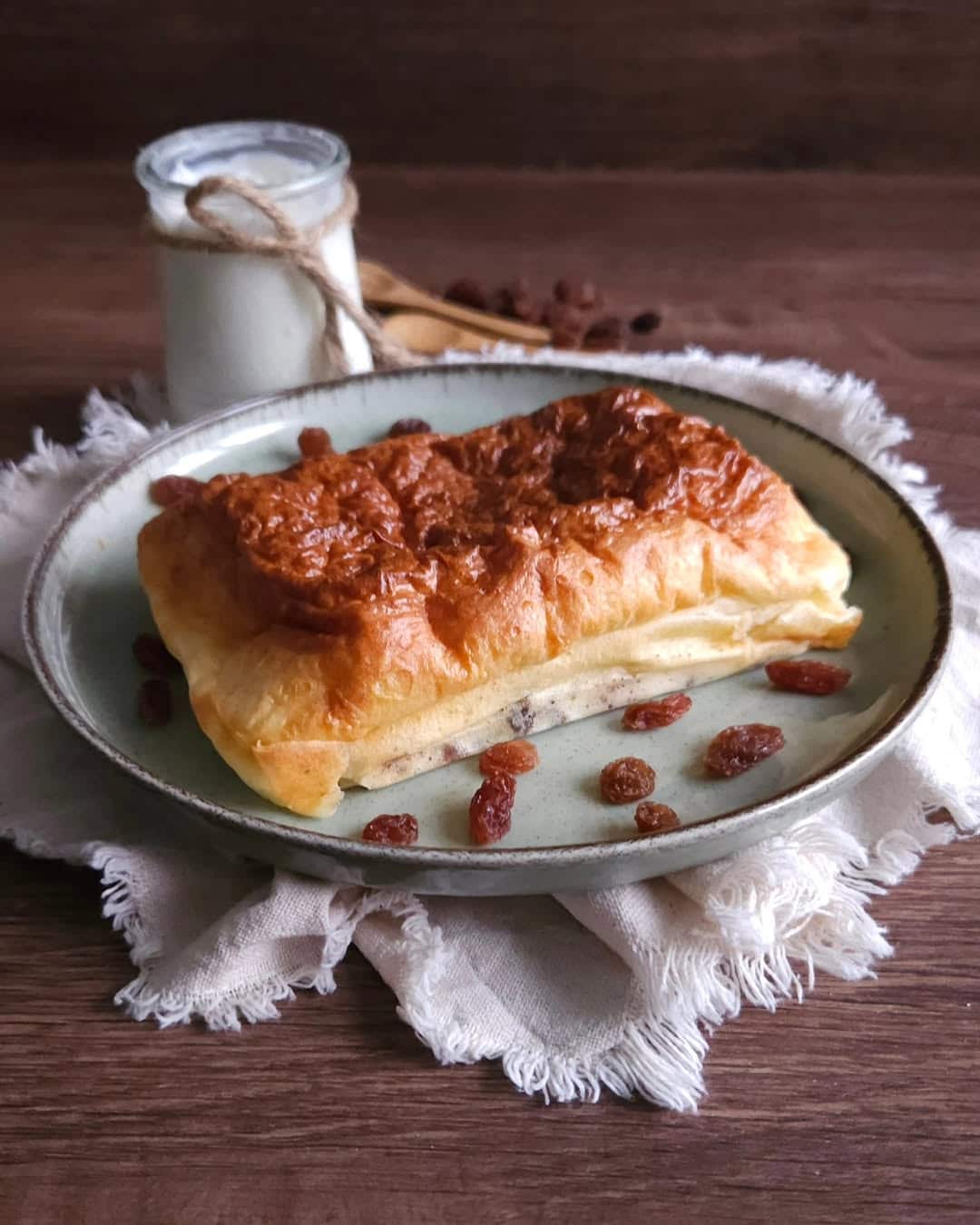 Gâteau aux raisins sans gluten - étapes de préparation