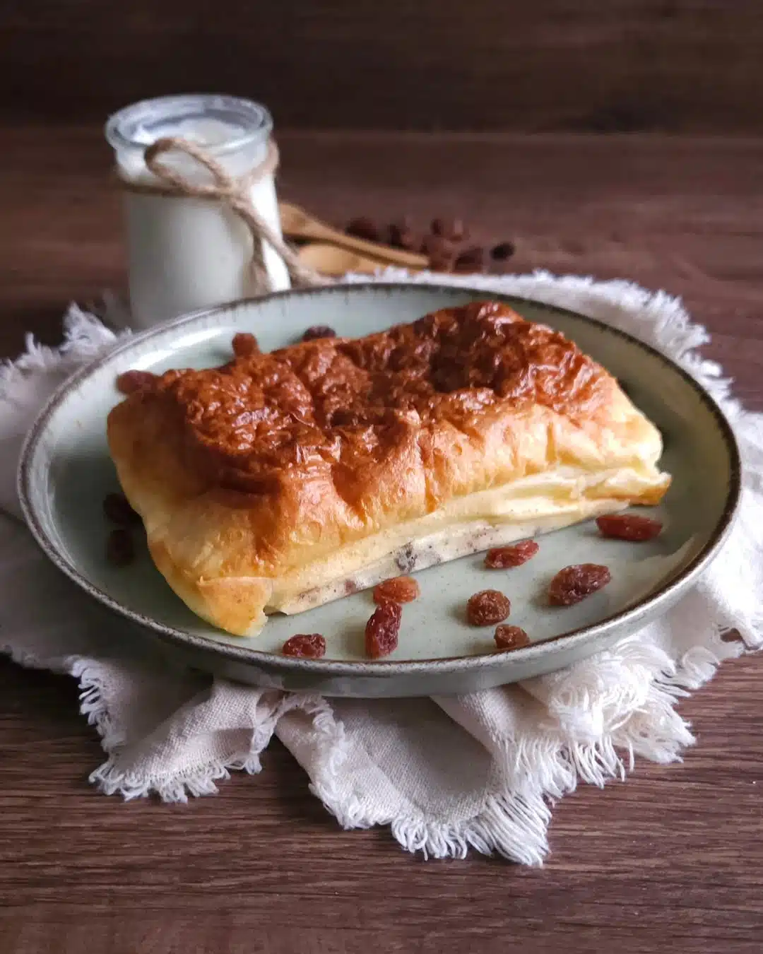 Gâteau aux raisins sans gluten - étapes de préparation