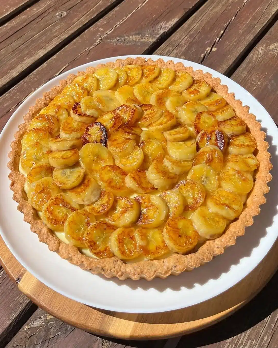Tarte bananes caramélisées recette facile