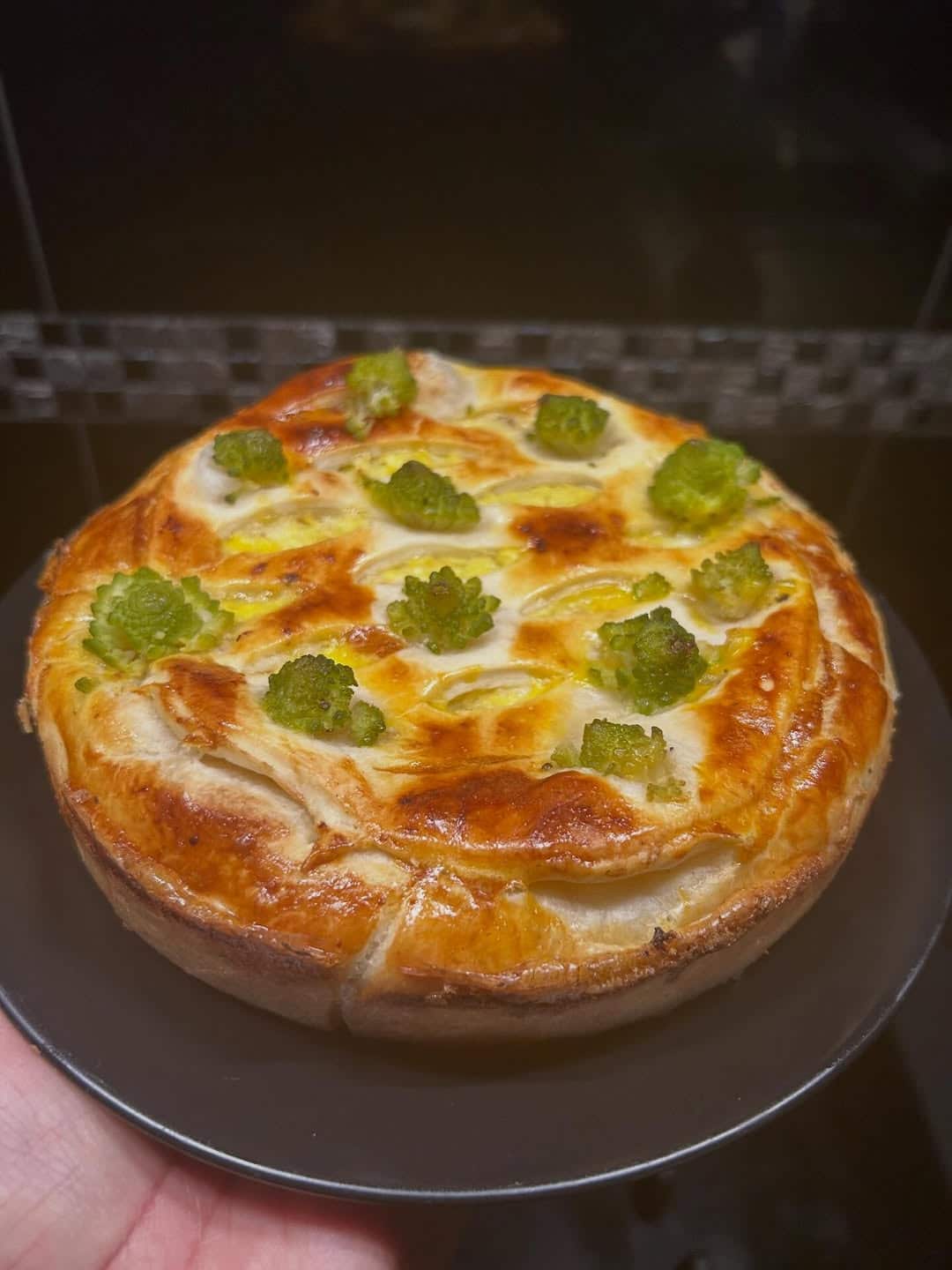Tarte brocolis pommes de terre - étapes de préparation