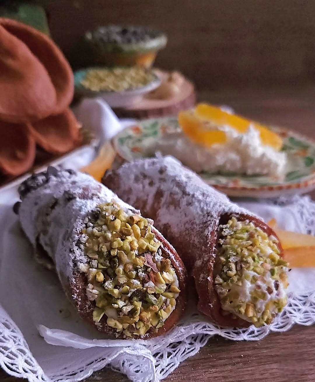 Cannoli siciliens traditionnels - étapes de préparation