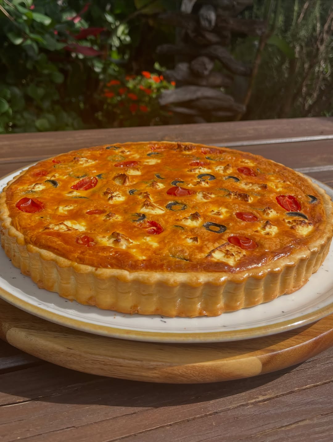 Tarte épinards, tomates et feta - étapes de préparation