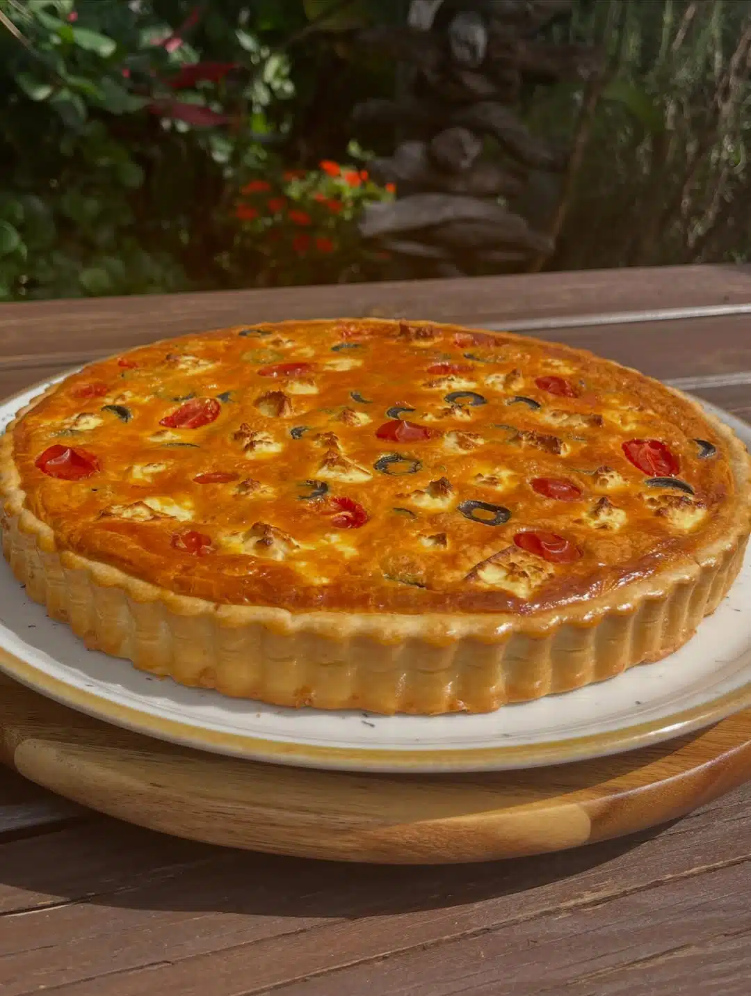 Tarte épinards, tomates et feta - étapes de préparation