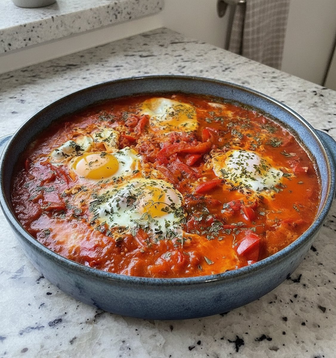 Chakchouka traditionnelle recette facile