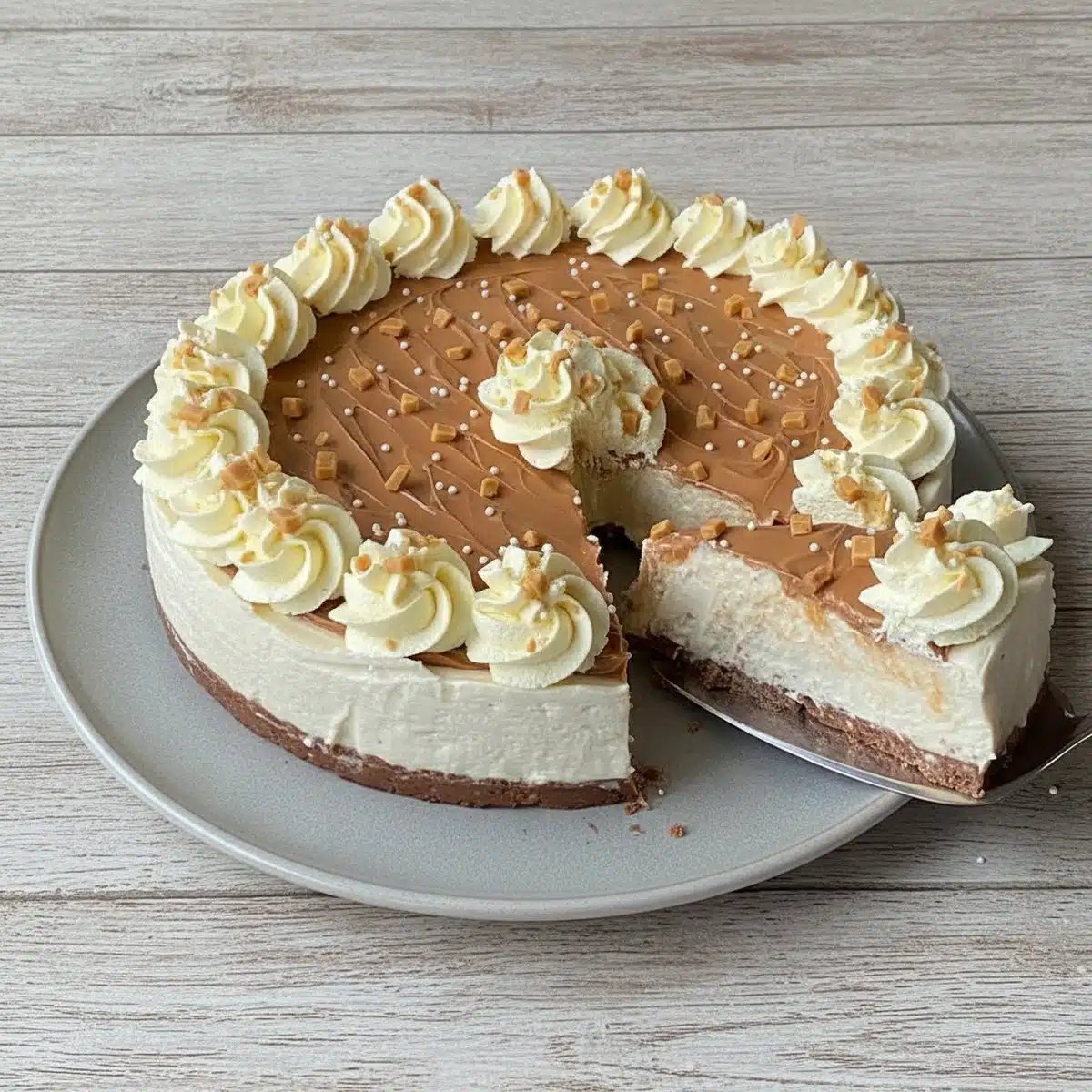 Cheesecake chocolat blanc caramel facile recette facile