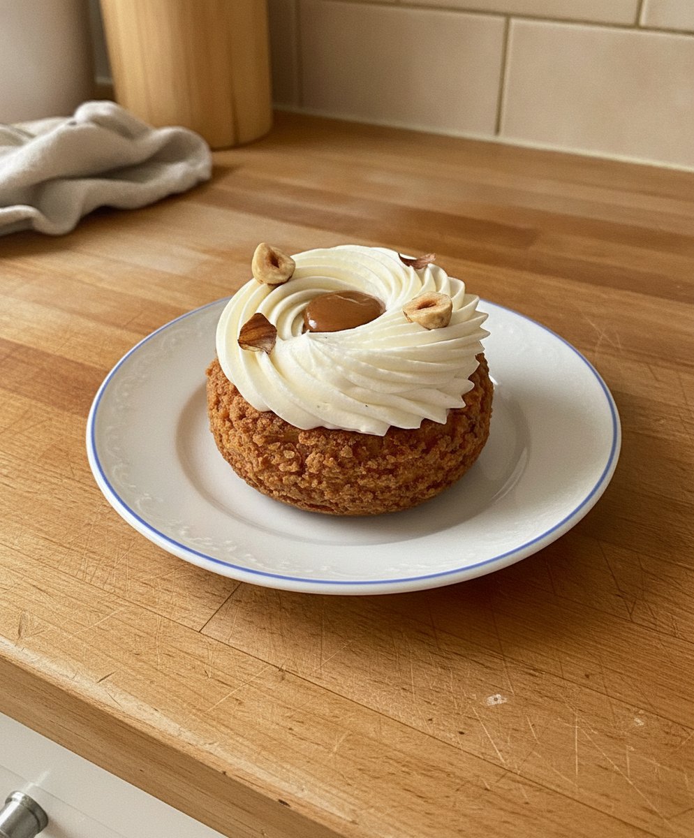 Choux Vanille et Noisette recette facile