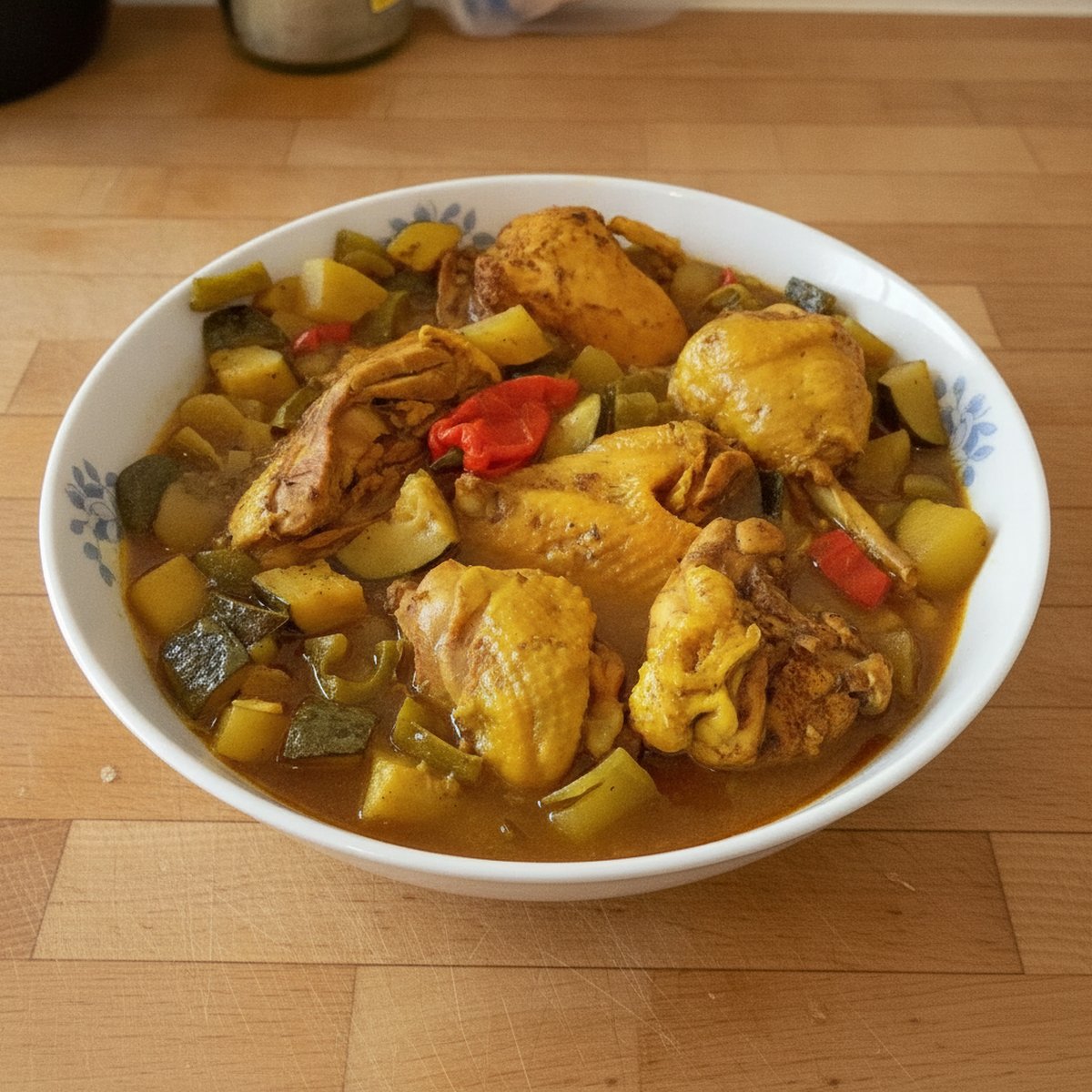 colombo de poulet guadeloupe