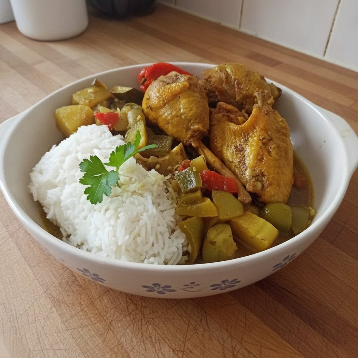 Colombo de poulet (recette guadeloupéenne) recette facile