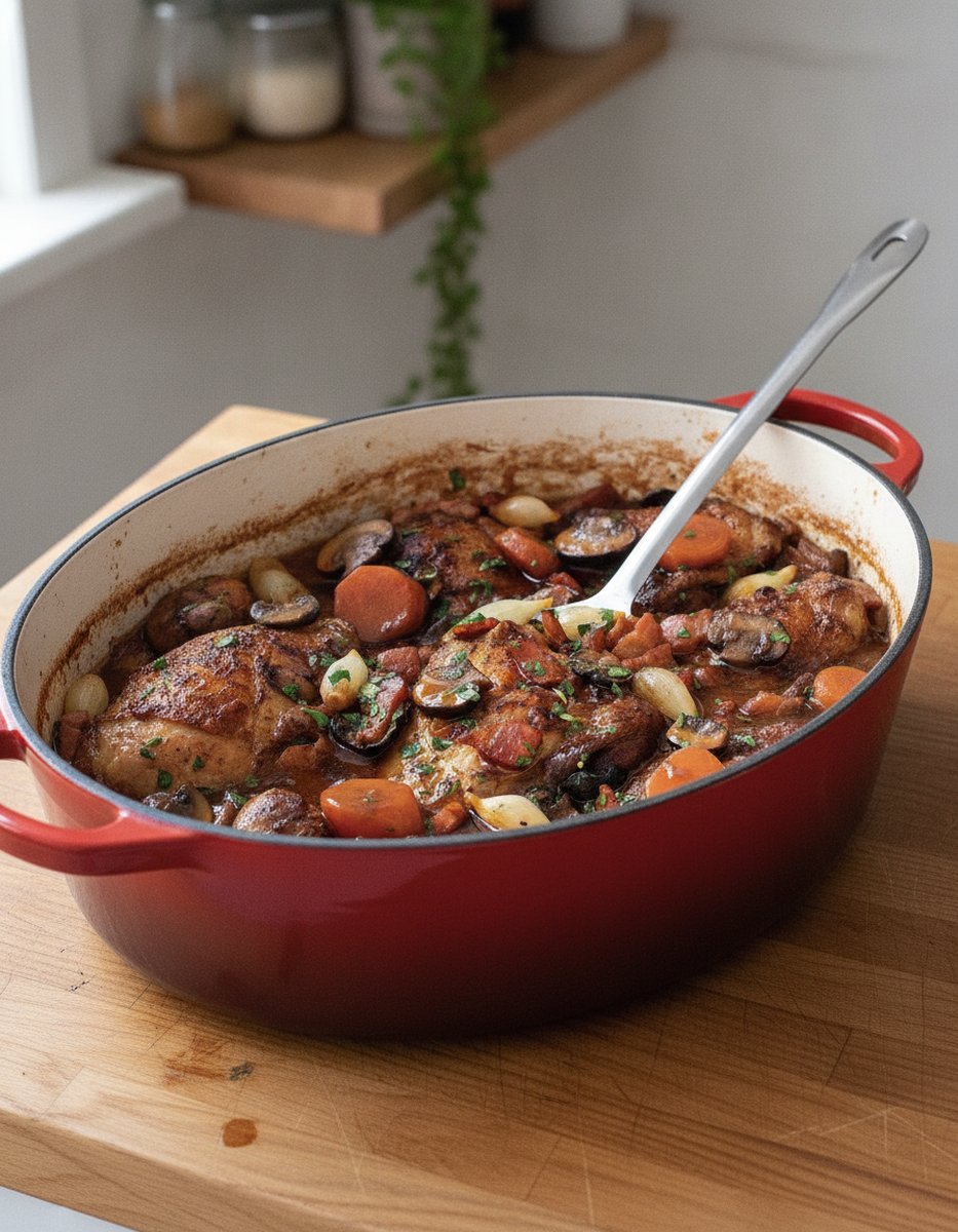 coq au vin sans alcool jus de raisin recette