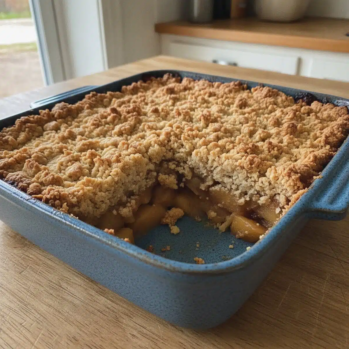 Crumble pomme ananas recette facile