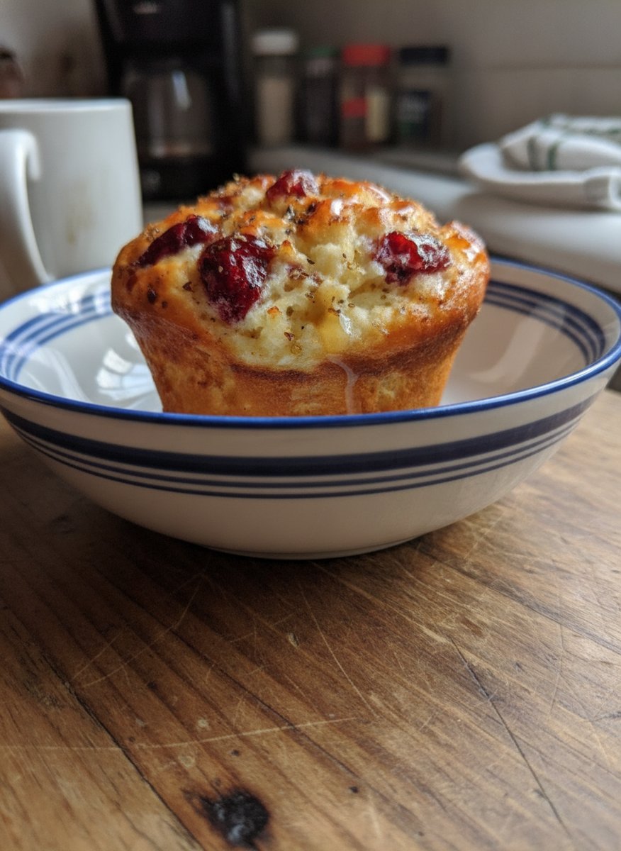 Cupcake au cottage cheese et cranberries recette facile