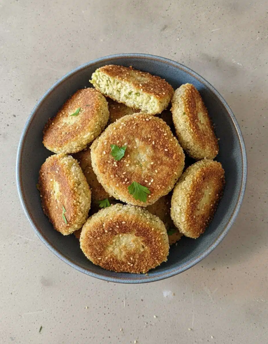 Galettes de brocoli et feta recette facile
