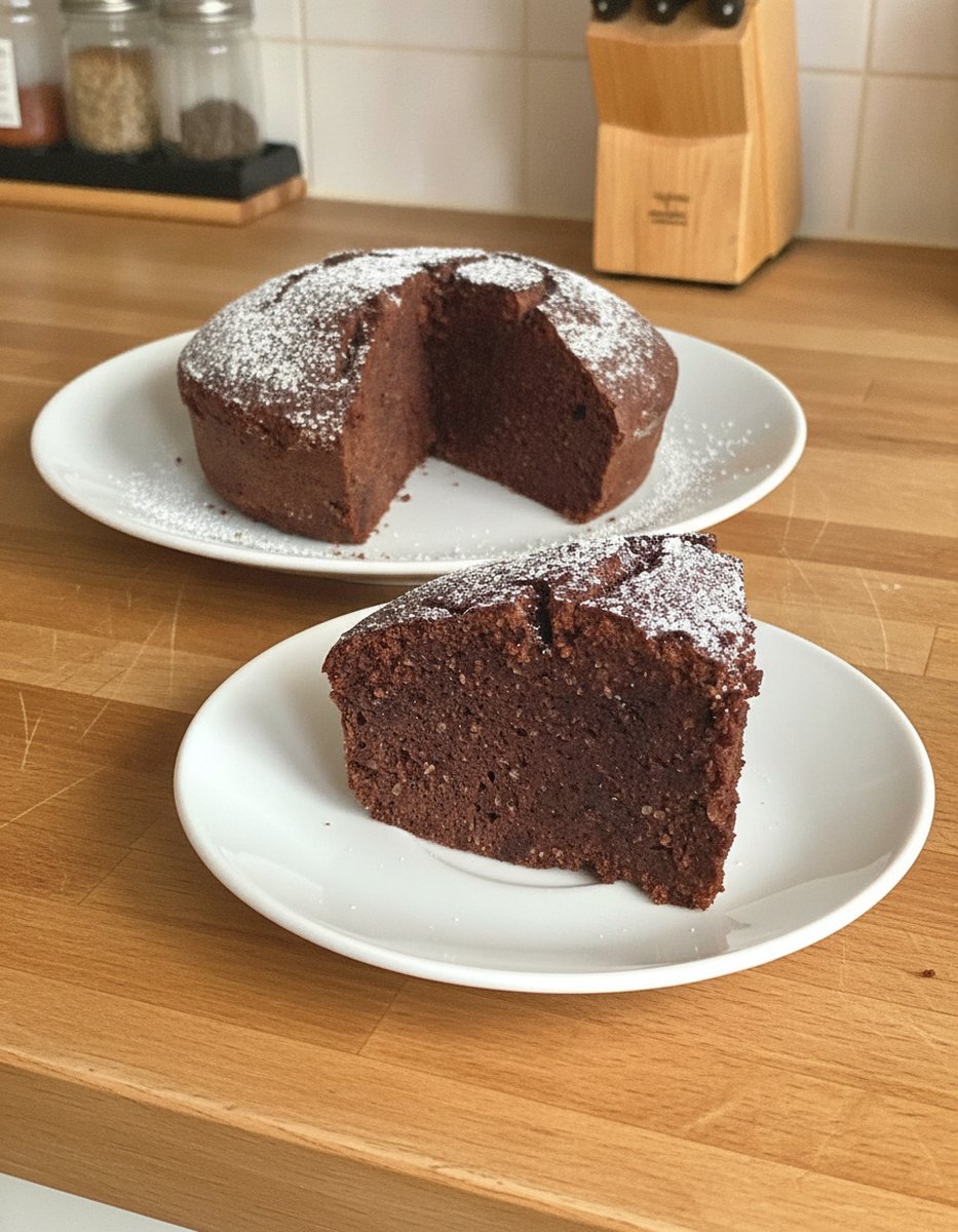 Gateau au chocolat sans oeuf recette facile noix