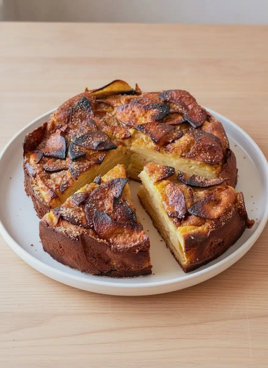 Gâteau invisible aux pommes recette facile