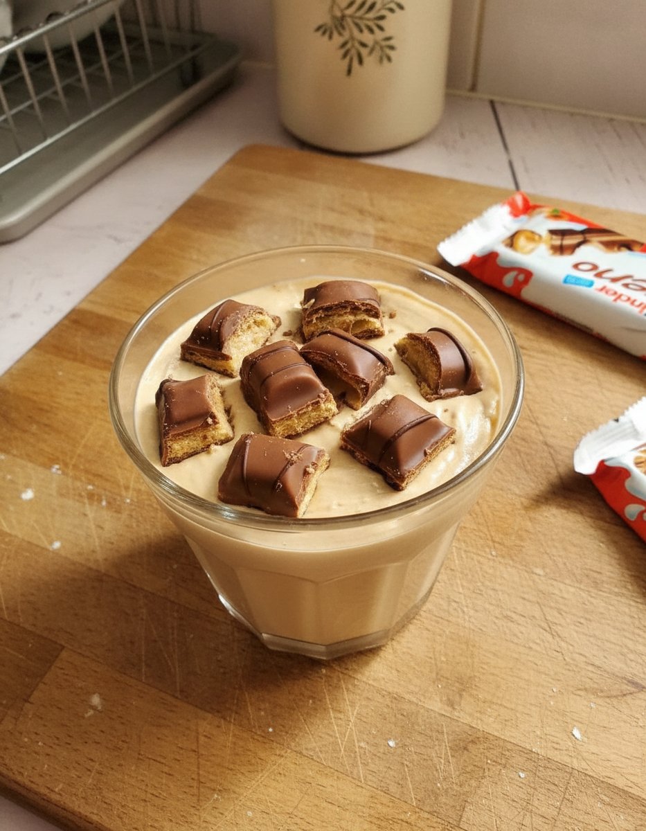 Glace au Kinder Bueno Maison recette facile
