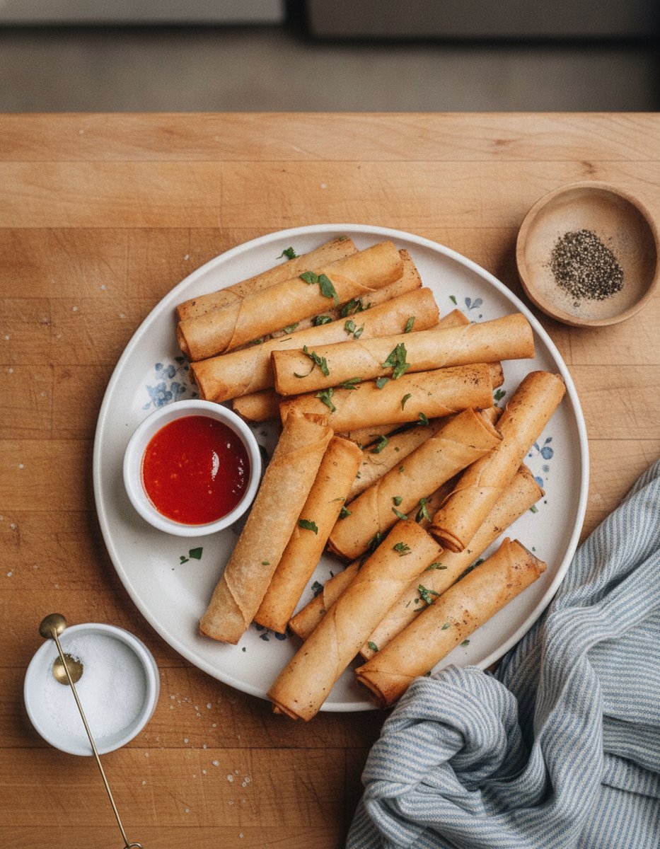 Loempias-Lumpias-au-poulet-recette