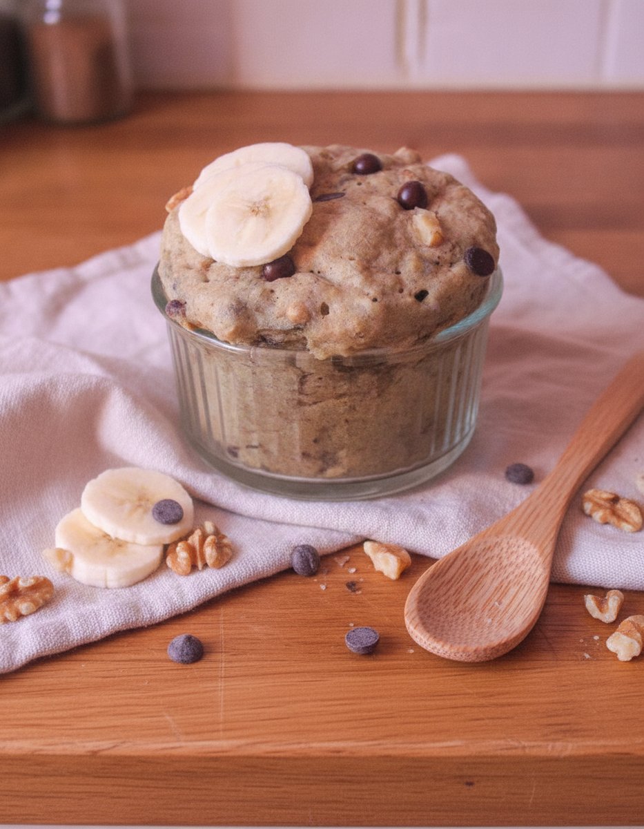 mug cake banane facile
