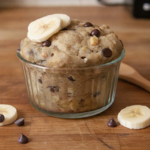 Mug Cake à la banane recette facile