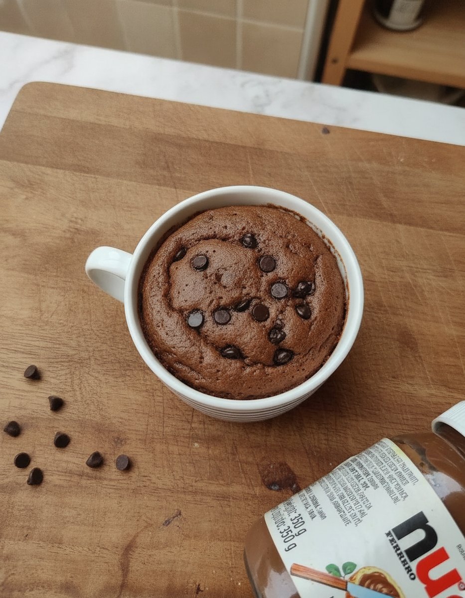 mug cake nutella recette simple