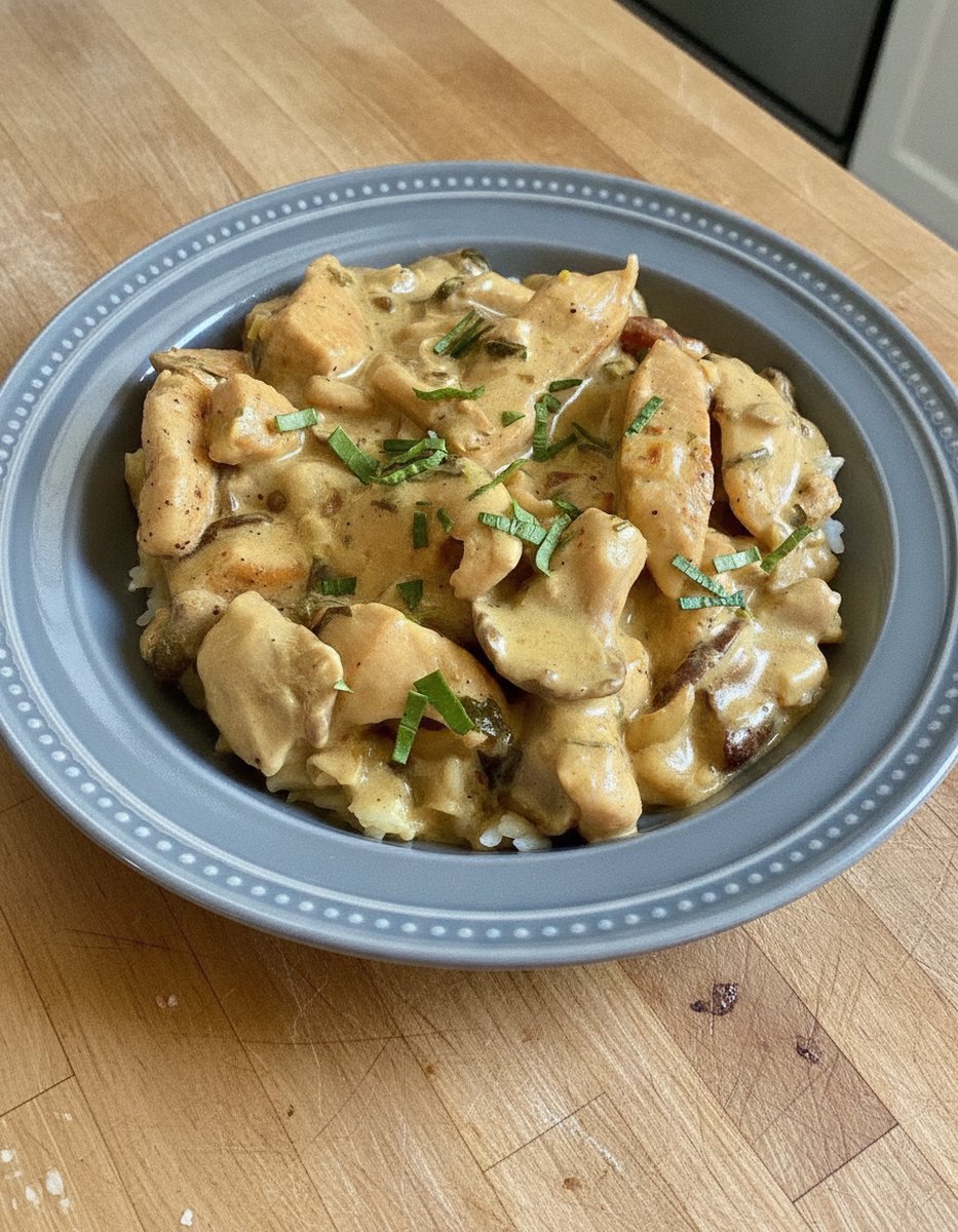 Poulet à l’Estragon sans alcool recette facile