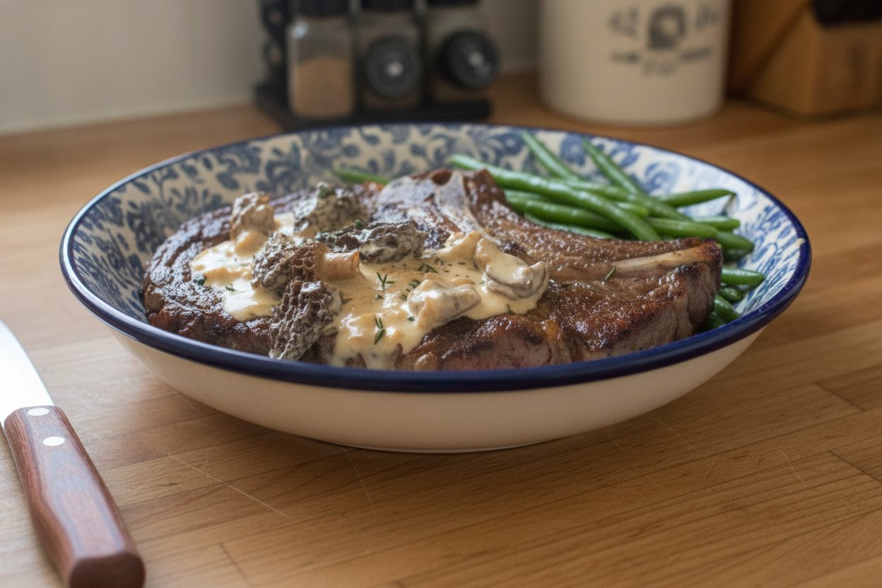 sauce morilles champignon facile recette